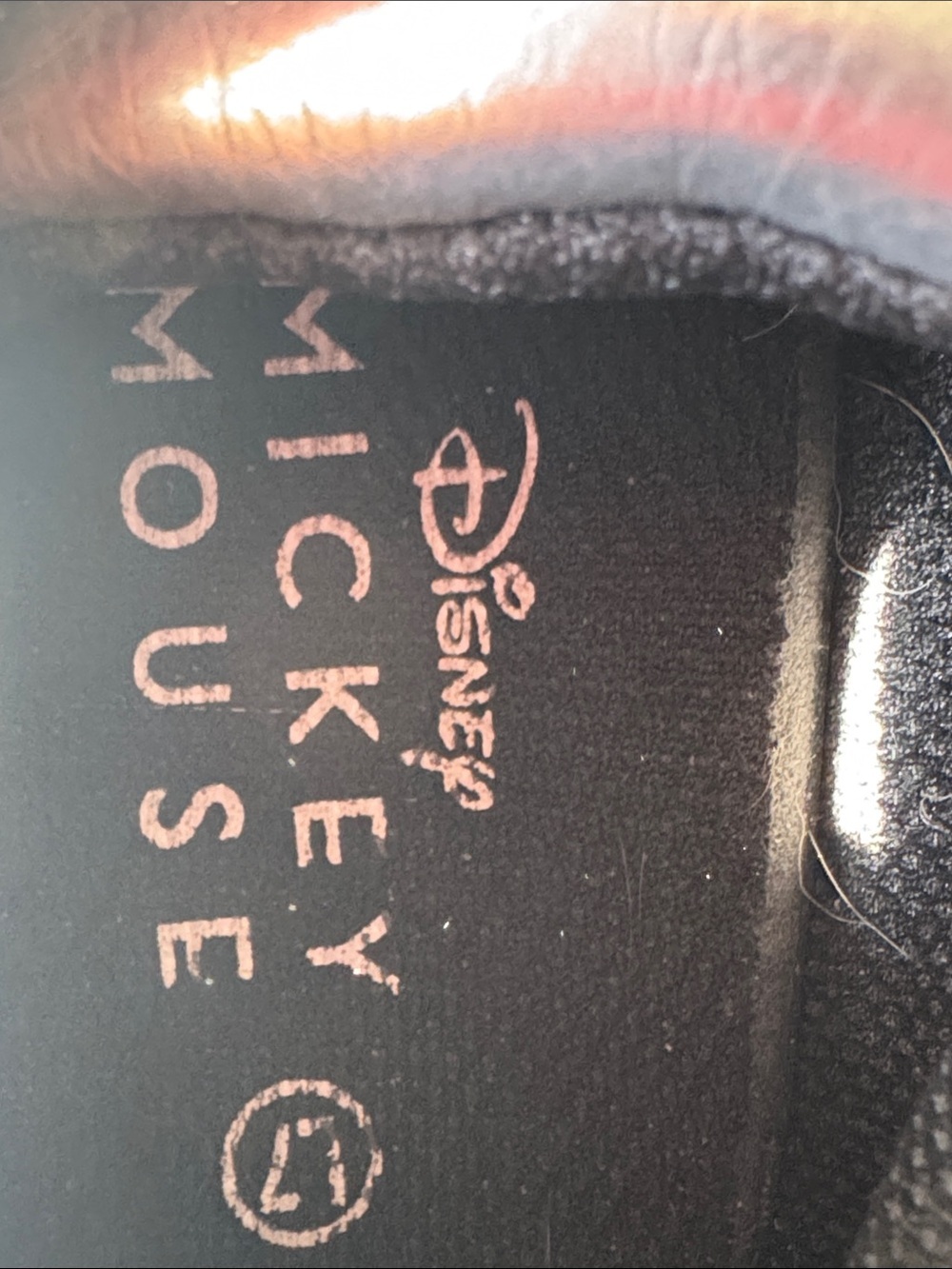Disney Silver Sneakers with Black Accents - Picture 7 of 9